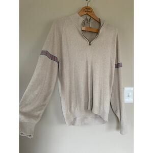 EUC Marine Layer Men’s XL Archive Big Bear Quarter Zip Sweater Oatmeal
